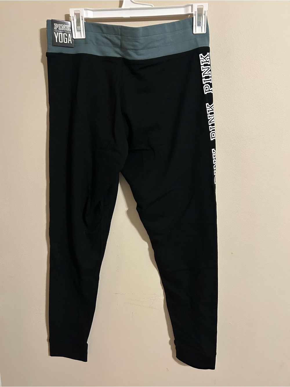 PINK Victoria's Secret Black Jogger Pants - Picture 2 of 3